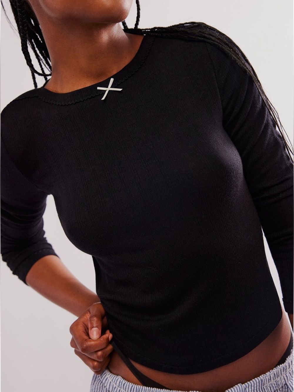 Free People Weekend Vibe Long Sleeve